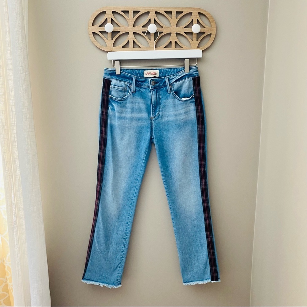 DRIFTWOOD Colette Cropped Denim Jeans Blue Sz 26